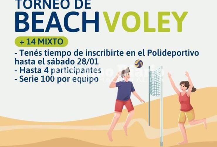 Imagen de Torneo de beach voley en Alvear