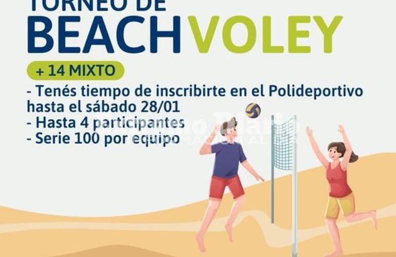 Imagen de Torneo de beach voley en Alvear