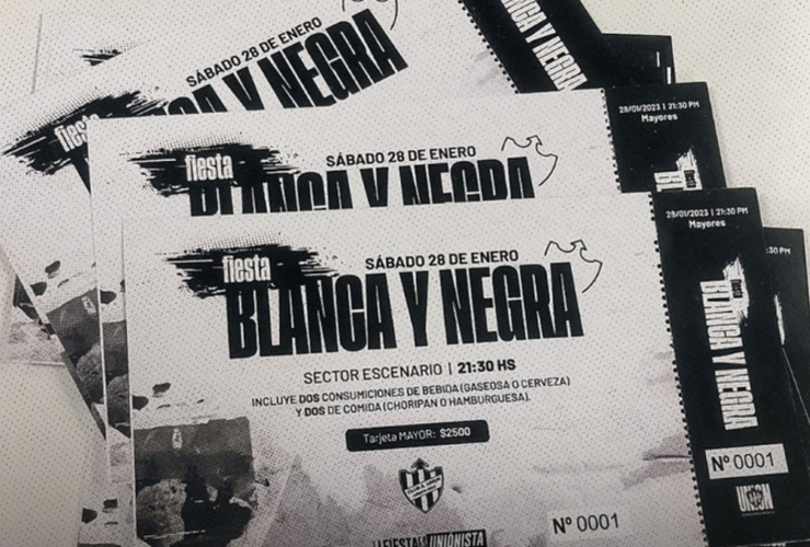 Imagen de Mañana sábado, Fiesta Blanca y Negra en Unión.