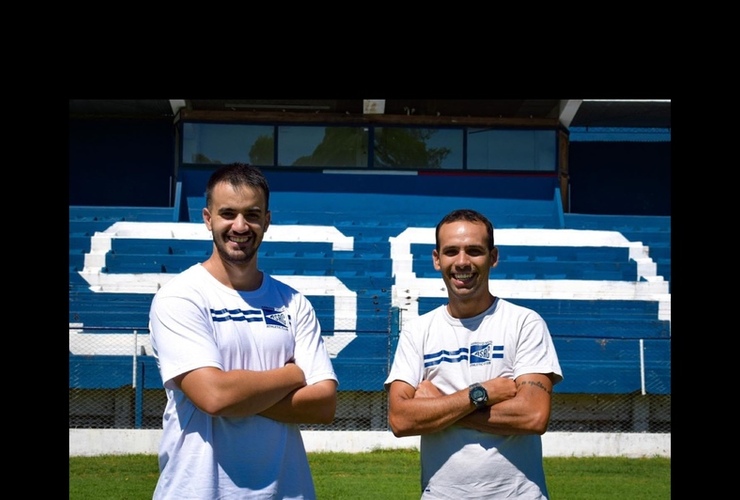 Imagen de Leo Damelio y Mauro Faeti, los Coordinadores de fútbol infantil y juvenil de A.S.A.C. para este 2023.