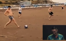Imagen de &Aacute;ngel D&iacute; Mar&iacute;a reaccion&oacute; al v&iacute;deo viral de su gol en la playa