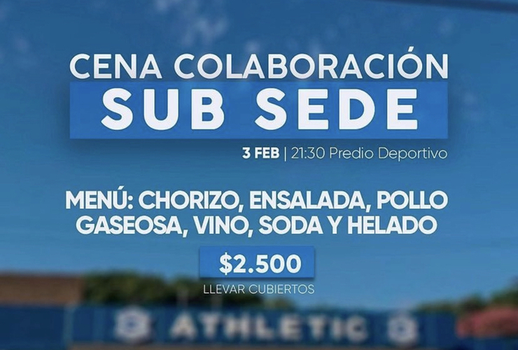 Imagen de Cena colaborativa para la SubSede de A.S.A.C.