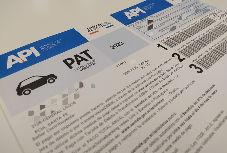 Imagen de Patente Automotor