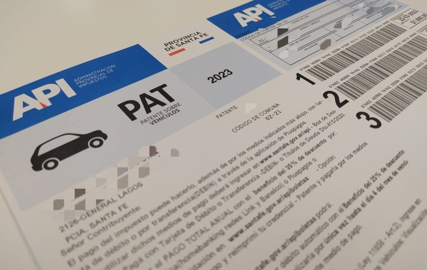 Imagen de Patente Automotor