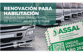 Imagen de Transporte de alimentos: renovaci&oacute;n de habilitaci&oacute;n