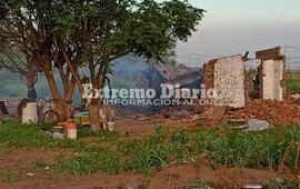 El fuego fue controlado por los bomberos