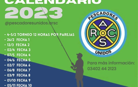Imagen de Calendario del Ranking 2023 de los Pescadores Unidos del Rowing Club.