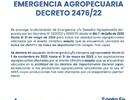 Imagen de Emergencia Agropecuaria: Decreto 2476/22