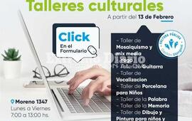 Imagen de Fighiera: Inscripci&oacute;n para los talleres culturales