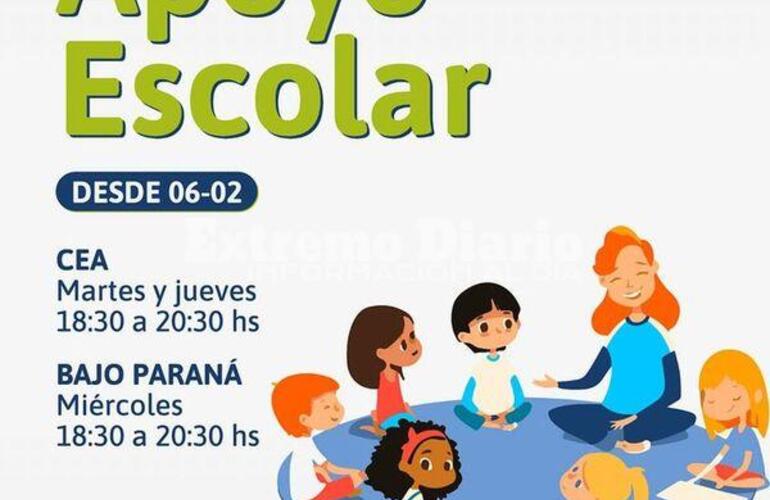 Imagen de Comienzan las clases de apoyo escolar en Alvear