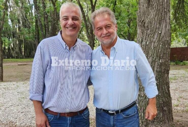 Imagen de Nizar Esper se reunió con Oscar Ceschi y Roberto Mirabella