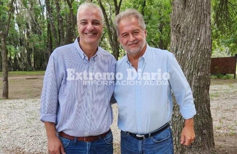 Imagen de Nizar Esper se reunió con Oscar Ceschi y Roberto Mirabella