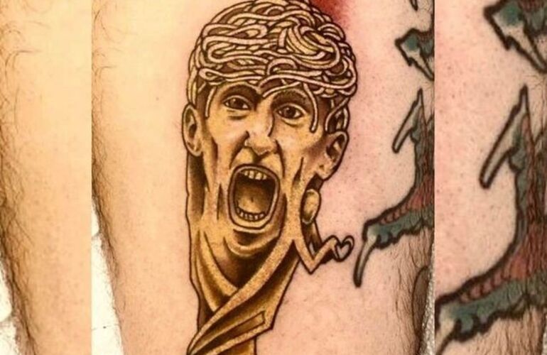 Imagen de El tatuaje surrealista de Ángel Dí María y la Copa del Mundo que se hizo viral en redes sociales