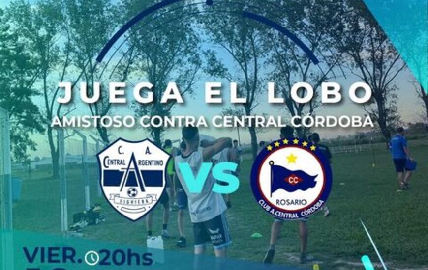 Imagen de Central Argentino jugar&aacute; un amistoso en 1&ordf; divisi&oacute;n ante Central C&oacute;rdoba.