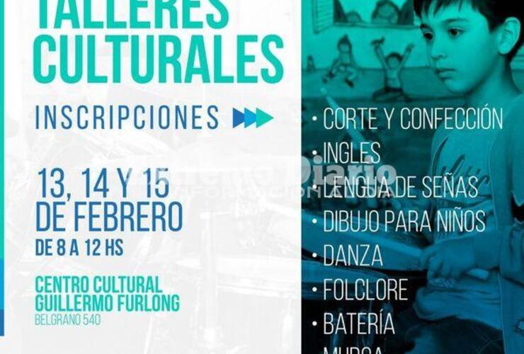 Imagen de Inscripciones a los talleres en el Centro Cultural