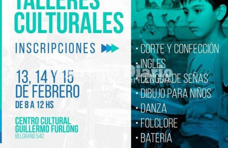 Imagen de Inscripciones a los talleres en el Centro Cultural