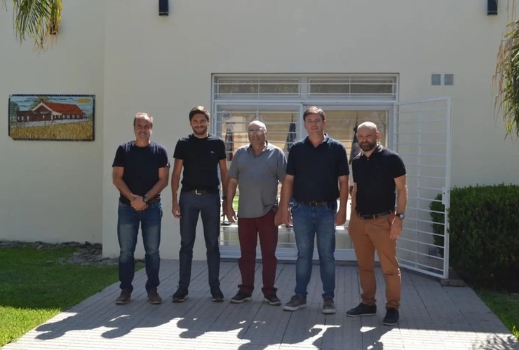 De recorrida. El encuentro tuvo lugar este viernes por la ma&ntilde;ana.