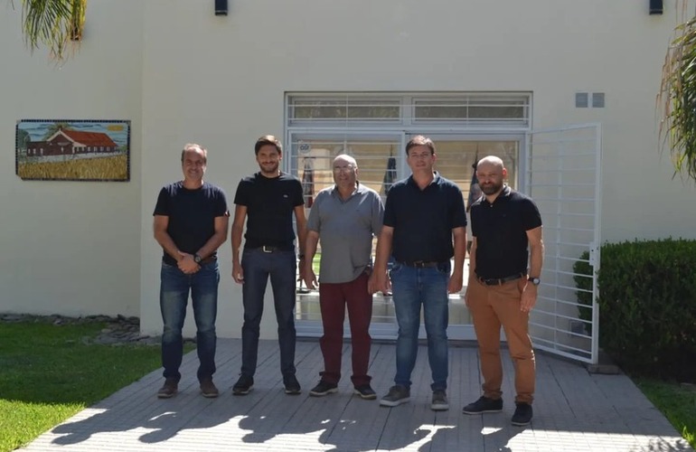 De recorrida. El encuentro tuvo lugar este viernes por la ma&ntilde;ana.