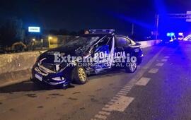 Imagen de Automovilista alcoholizado embisti&oacute; a un patrullero que interven&iacute;a en otro choque