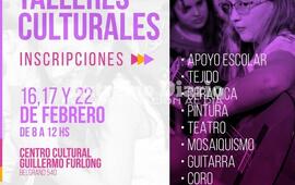 Imagen de Apertura de inscripciones a los Talleres Culturales