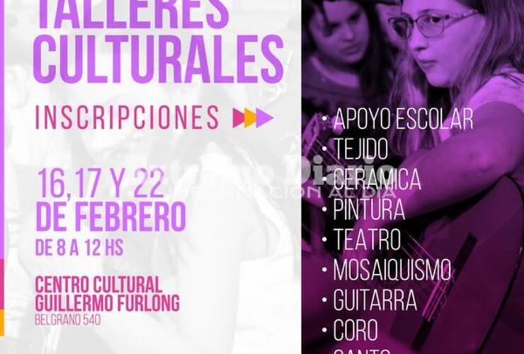 Imagen de Apertura de inscripciones a los Talleres Culturales