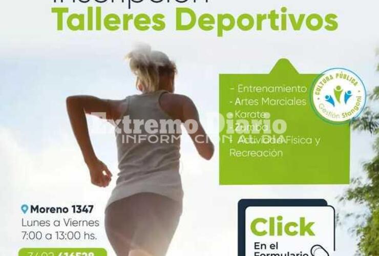 Imagen de Fighiera: Inscripción a las actividades y talleres deportivos 2023