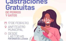 Imagen de Nueva jornada de castraciones gratuitas en Arroyo Seco