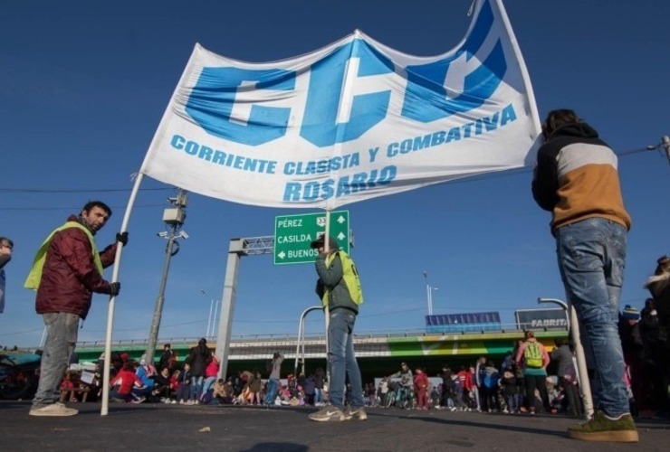 Imagen de Ma&ntilde;ana de piquetes y reclamos en Rosario