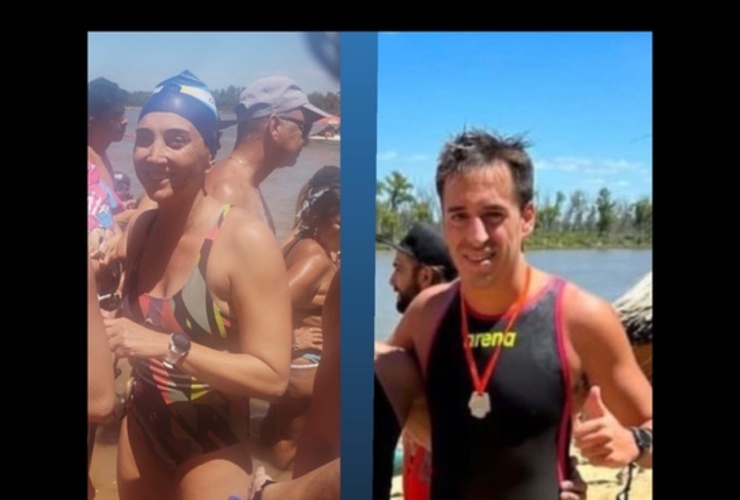 Imagen de Rapetti y Cheseaux, se destacaron en Aguas Abiertas en Entre Ríos. Imagen de Rapetti y Cheseaux, se destacaron en Aguas Abiertas en Entre Ríos.