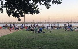 Imagen de La 'Copa Challenger' de pesca en el Rowing Club fue un &eacute;xito.