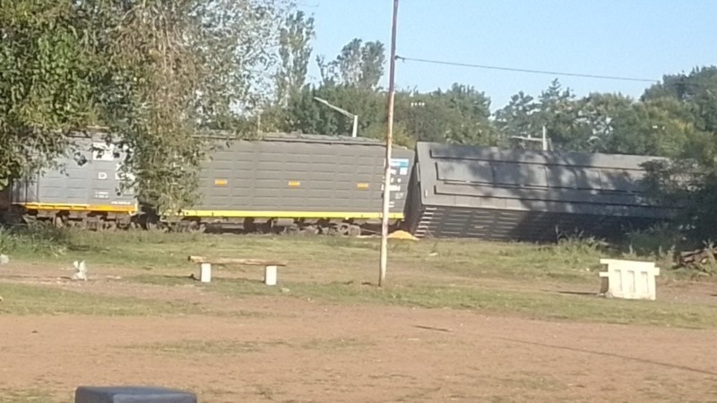 El tren descarril&oacute; en Timb&uacute;es. (Rosario3)