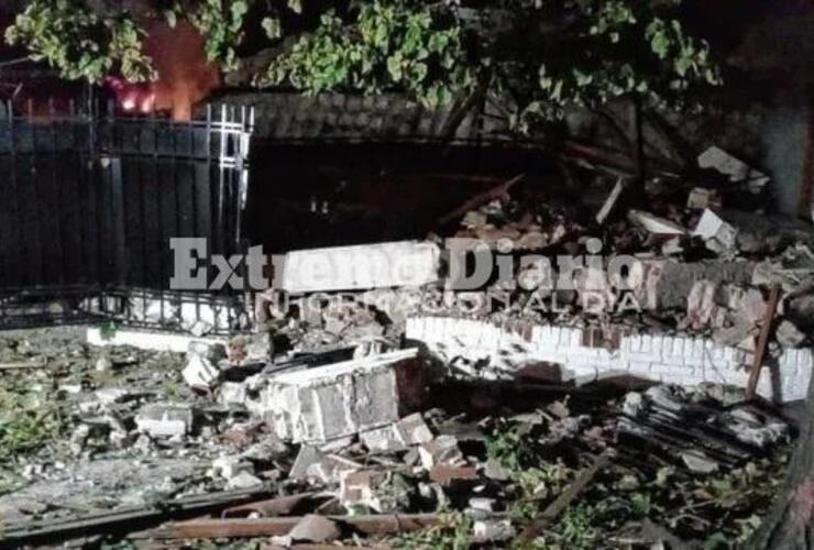 Imagen de Santa Fe: al menos tres heridos por una explosión por pérdida de gas