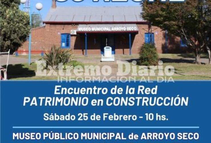 Imagen de Reunión de la red de patrimonio en construcción en el Museo de Arroyo Seco