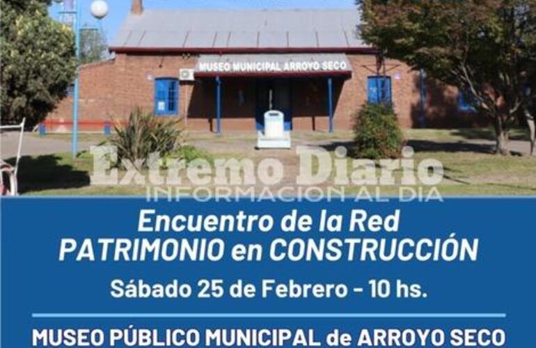 Imagen de Reunión de la red de patrimonio en construcción en el Museo de Arroyo Seco