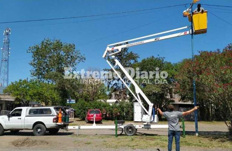 Imagen de Comenzó la instalación del tendido de fibra óptica para optimizar el sistema de monitoreo municipal