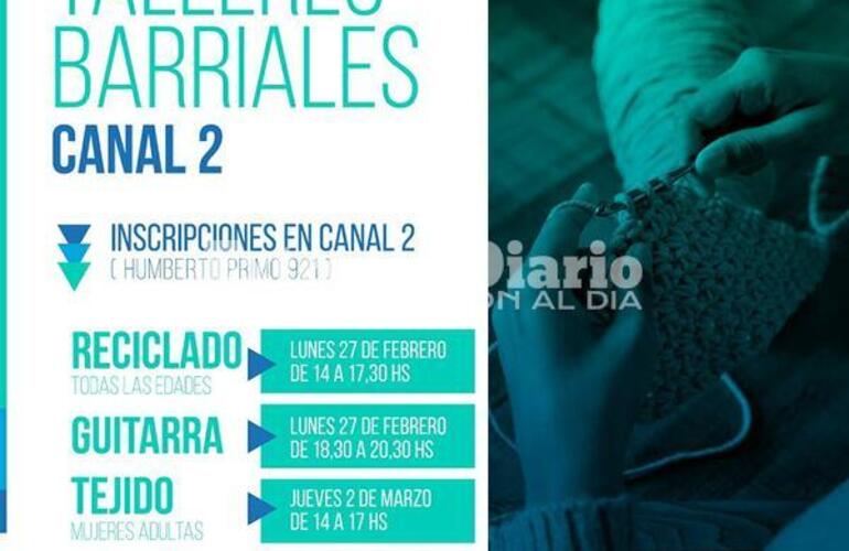 Imagen de Abren las inscripciones a los talleres culturales en Canal 2