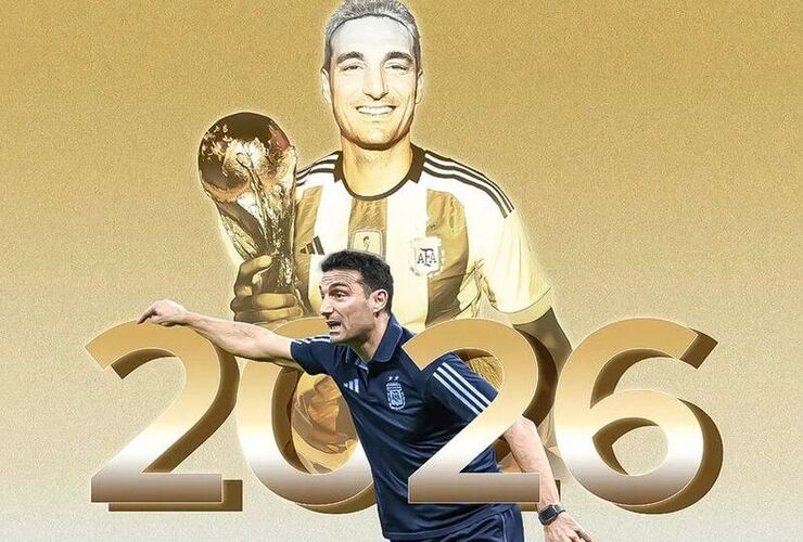 Imagen de Lionel Scaloni seguirá como Director Técnico de la Selección Argentina hasta 2026