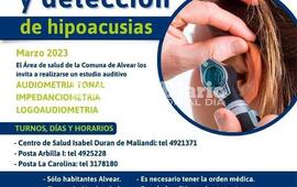 Imagen de Alvear: Campa&ntilde;a de prevenci&oacute;n y detecci&oacute;n de hipoacusias.