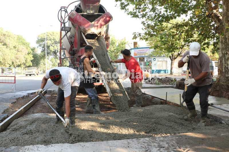 Imagen de Obras P&uacute;blicas: Reparaci&oacute;n de calzada en Independencia y General L&oacute;pez