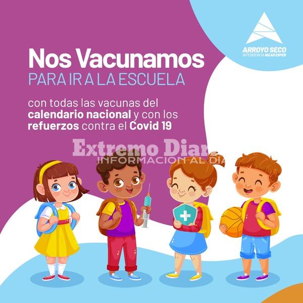 Imagen de Arroyo Seco: �Nos vacunamos para ir a la Escuela�