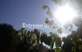 Imagen de Viernes con cielo despejado, sol a pleno y altas temperaturas