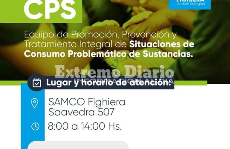 Imagen de Fighiera cuenta con un equipo de abordaje integral de consumo problem&aacute;tico de sustancias