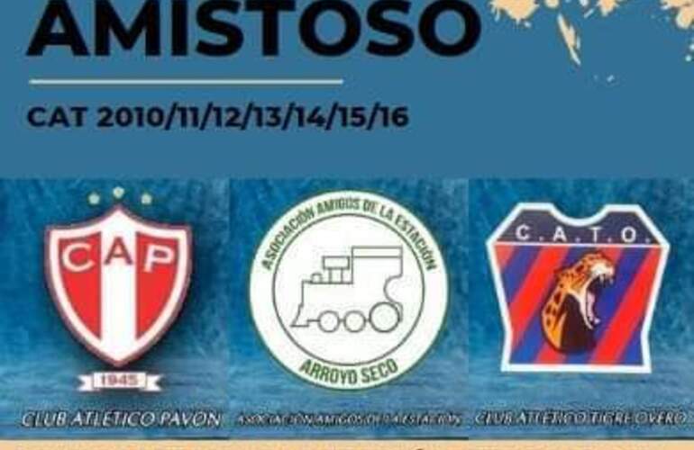 Imagen de Triangular amistoso entre Amigos de la Estaci&oacute;n, Pav&oacute;n y Tigre Overo.