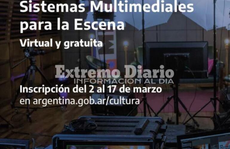 Imagen de Convocatoria: Diplomatura en sistemas multimediales para la escena