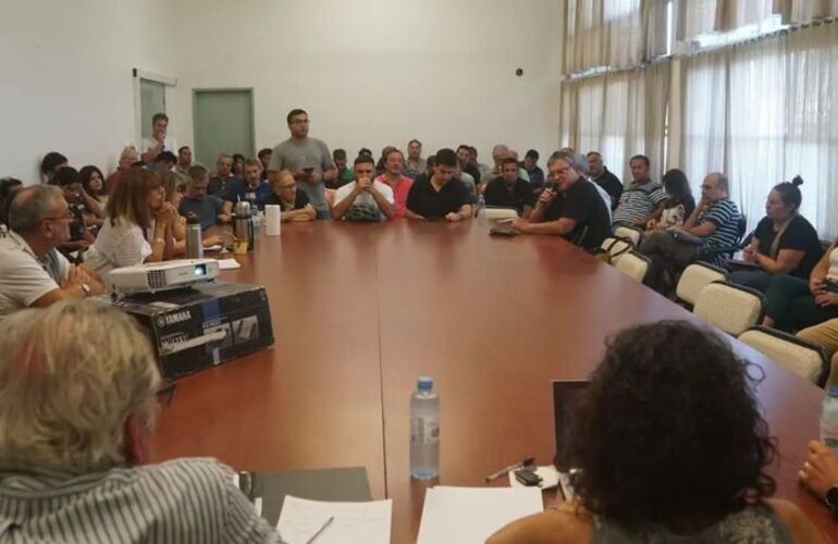 Imagen de Reunión del Consejo Ejecutivo Provincial de Santa Fe por la ola de violencia en Rosario