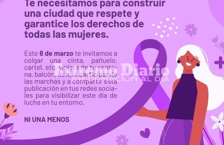 Imagen de 8M: Iniciativa de la Municipalidad de Arroyo Seco para acompañar la lucha de las mujeres