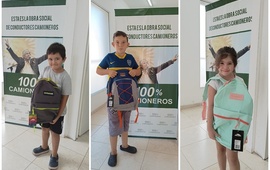 Imagen de El Sindicato de Choferes de Camiones entreg&oacute; m&aacute;s de 2500 kits en toda la provincia