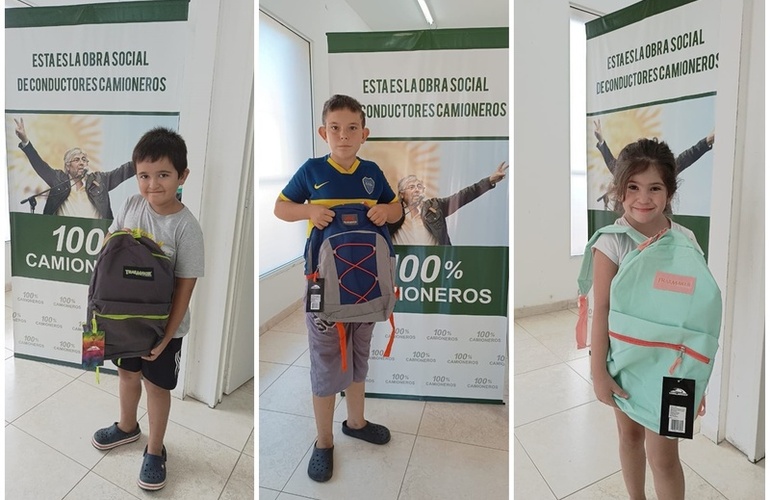 Imagen de El Sindicato de Choferes de Camiones entreg&oacute; m&aacute;s de 2500 kits en toda la provincia