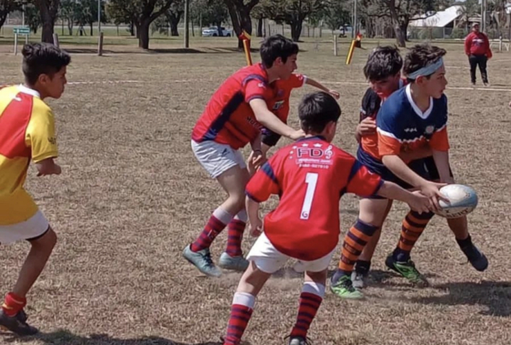 Imagen de Encuentro infantil para el rugby de Talleres.