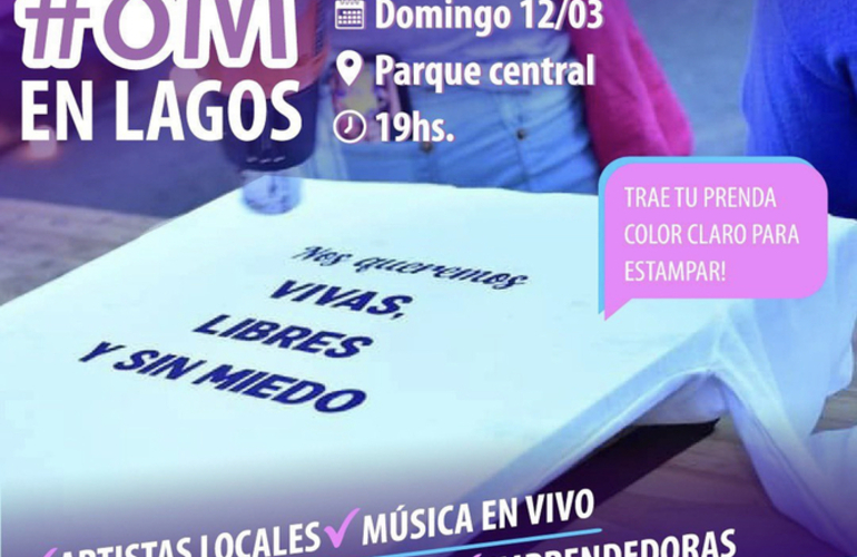 Imagen de '8M en Lagos' por el D&iacute;a Internacional de la Mujer.